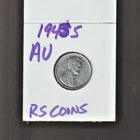 1943S  AU   LINCOLN CENT ~ ALMOST UNCIRCULATED  /NICE/ RS COINS #49B FREE SHIP