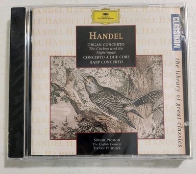 Handel Organ Concerto Simon Preston The English Concert Trevor Pinnock (CD, 1984