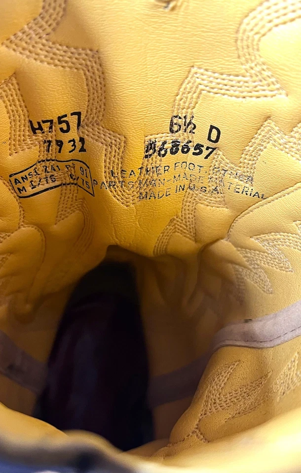 BOTA MUJER HY-TEST WESTERN PUNTERA R Heritage resistente al aceite marrón s-6 1/2" cuero Foto 4 de 4