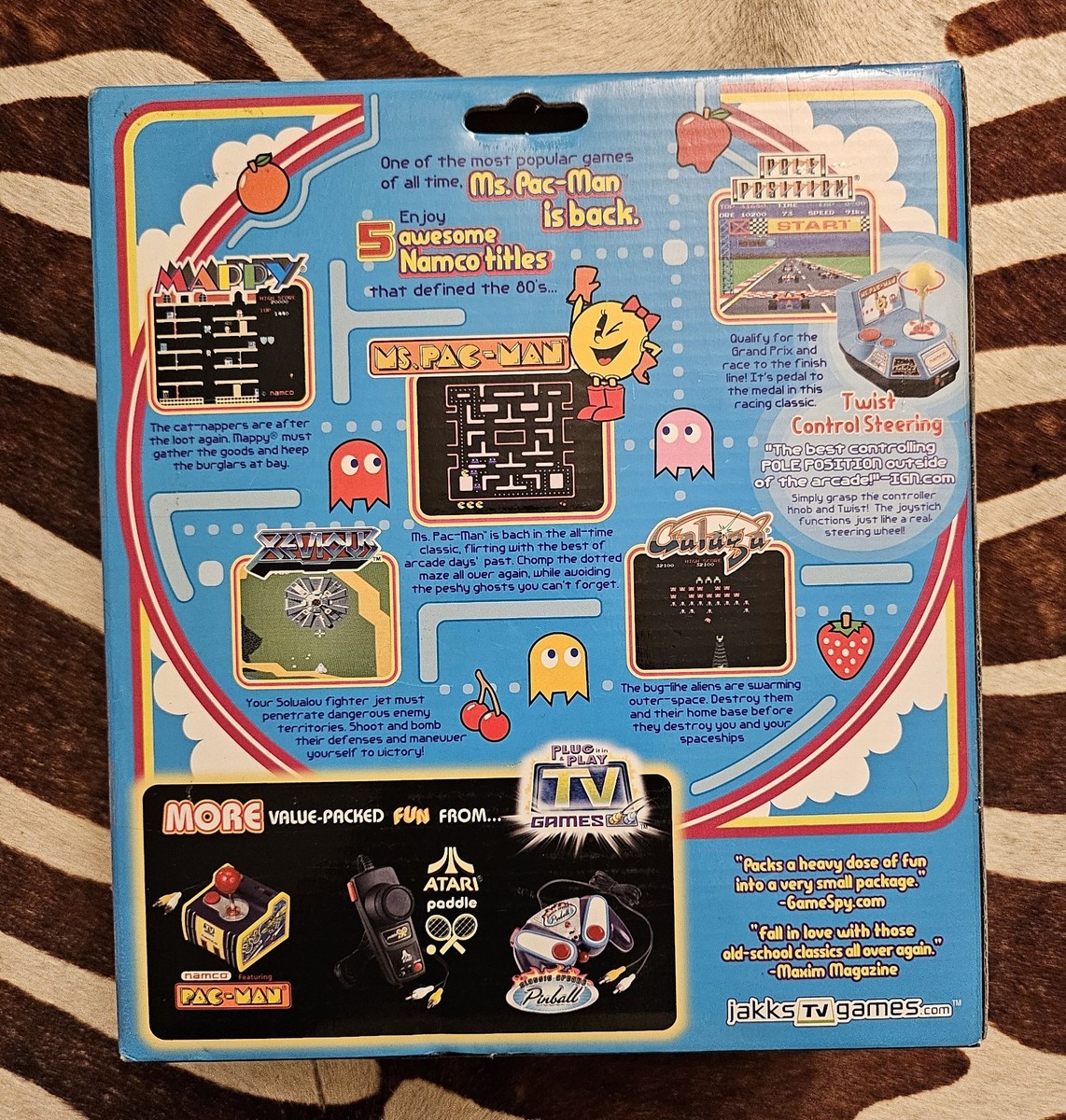 その他 Ms Pacman: Namco 2 Plug n Play TV Games Ms. Pacman (Namco II) Plug & Play TV Game (2004) [Jakks Pacific