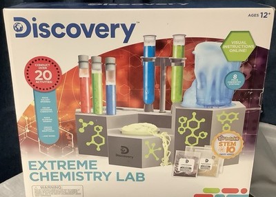 Discovery Extreme Chemistry Lab, Boys and Girls, Child, Teen, Ages 12+ Open Box