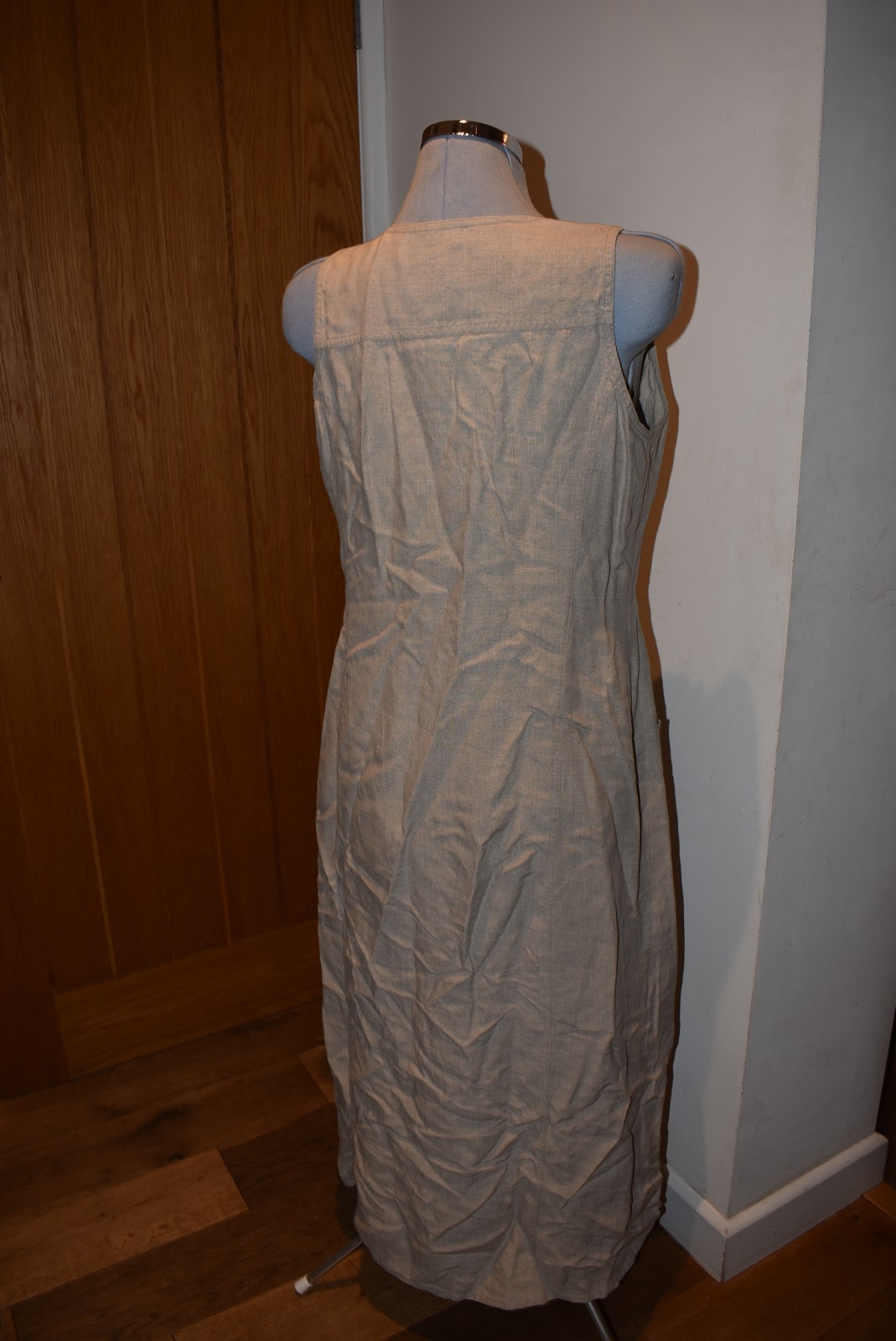 PATSY SEDDON Natural Colour Linen Sleeveless Dres… - image 12