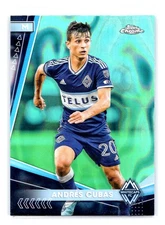 2024 Topps Chrome MLS #132 Andrés Cubas Aqua Lava Vancouver Whitecaps FC