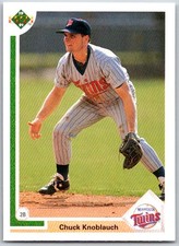 ⚾ 1991 Upper Deck #40b Chuck Knoblauch Minnesota Twins