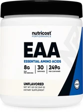 Nutricost EAA Powder 30 Servings (Unflavored) - Essential Amino Acids