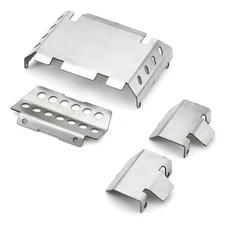 Chassis Armor Protector Skid Plate Kit for 1/10 FMS FCX10 RC Car