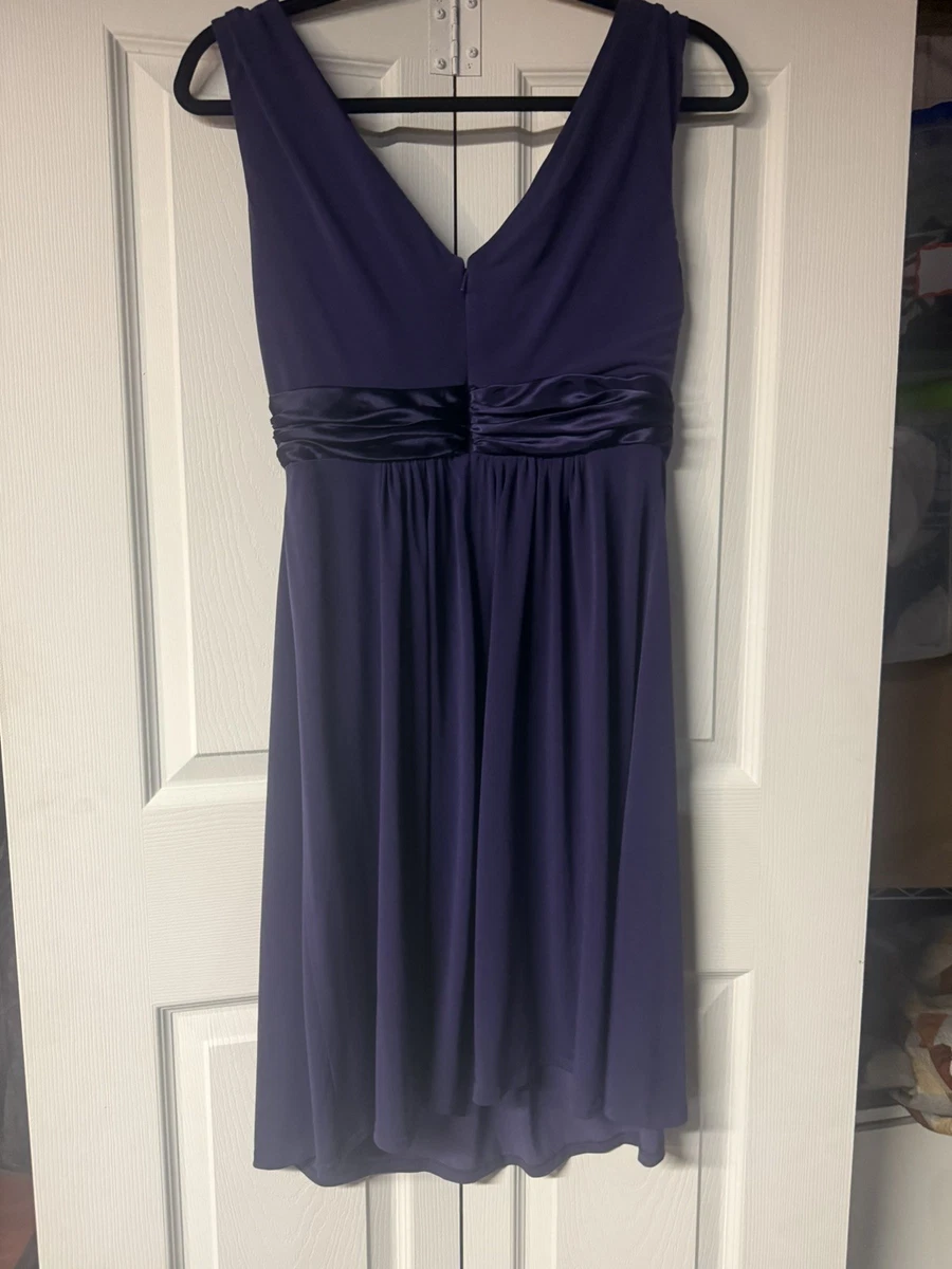 ebay davids bridal bridesmaid dress David's Bridal Dress Women 12 Bridesmaid Prom Strapless Satin Belt Green