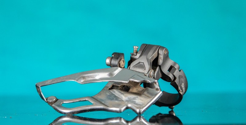 Shimano Slx Fd M661-10 Front Derailleur 10x3 Speed Dual Pull 34.9mm Clamp