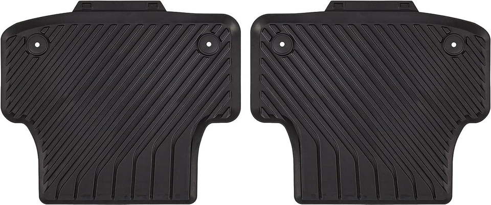 Alfombrillas AUDI A3 2005-2021 genuinas OEM para todo tipo de clima (traseras) - negras Foto 3 de 4