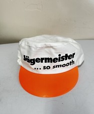 Vintage Jagermeister So Smooth Double Bill Painters Hat Cap 1990s Stretch Fit