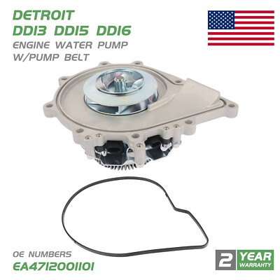 Engine Water Pump For Detroit DD16 DD15 DD13 Freightliner Cascadia A4712001101