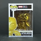 Funko Pop Captain America 377 Gold Marvel Studios The First Ten Years