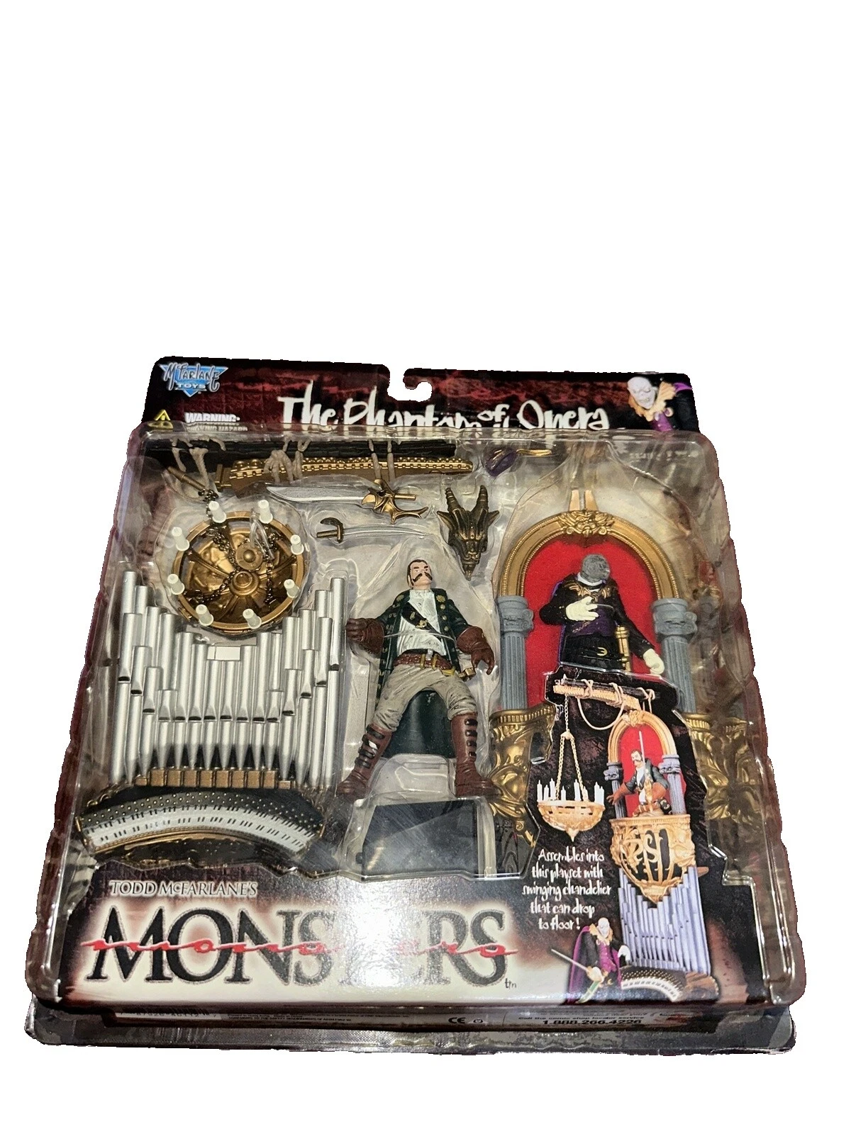 Figuras de acción McFarlane Toys Fantasma de la ópera y accesorios