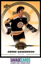 2023-24 Upper Deck Boston Bruins Centennial Derek Sanderson #1 Boston Bruins