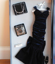 Franklin Mint Princess Diana Midnight Gown Ensemble For Franklin Mint Vinyl Doll