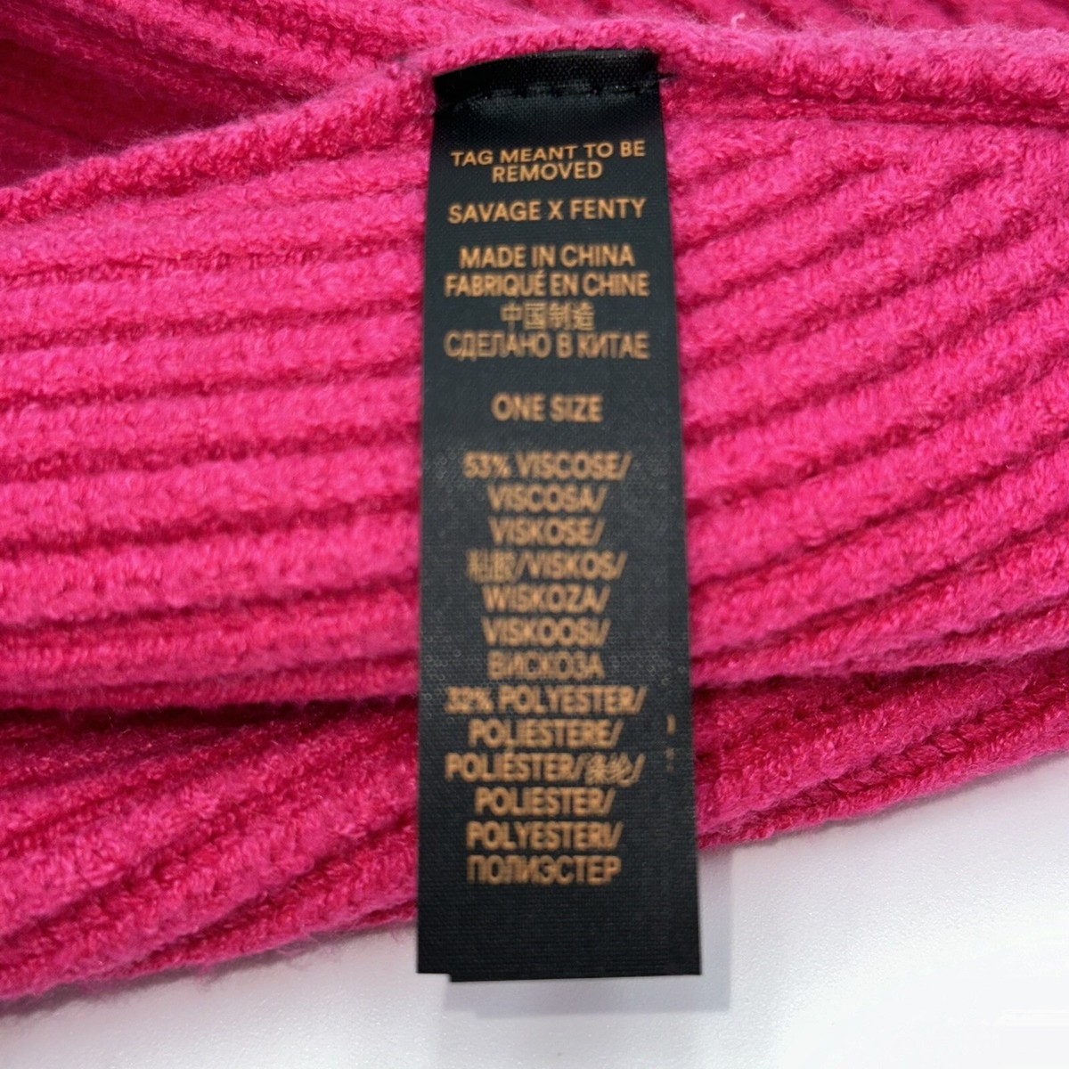 Savage X Fenty LVII Game Day Beanie Limited Edition  display picture 2
