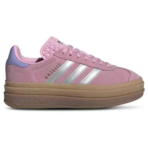 Adidas Originals Gazelle B JH5539 rosa argento viola GS taglia 4 anni 6 anni ragazza donna