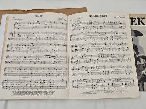Chitarra vocale rara vintage completa Beatles Easy Piano Easy Organ 146 canzoni - Leggi - Foto 5 di 12