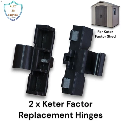 Keter Factor Hinges Hinge Replacement Spare Part Garden Storage Unit Plastic