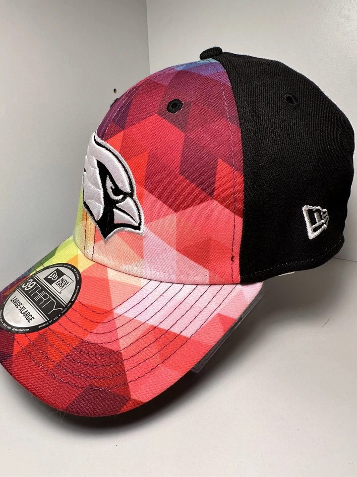 New Era 39Thirty Cap - CRUCIAL CATCH Arizona Cardinals Fitted Cap Hat Size L/XL - Image 3 of 4