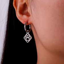 Orecchini con zampe glitterate (7051) - Italia