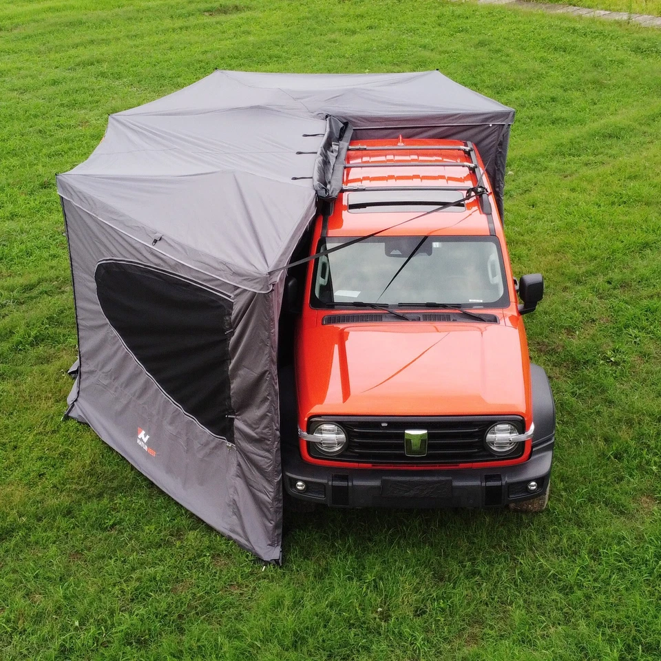 Toldo de coche Naturnest 270 Plus techo y toldo pared lateral para lado del pasajero Foto 2 de 4