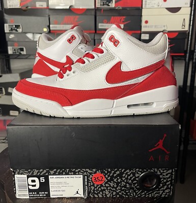 Nike Air Jordan Tinker White University Red size CJ0939-100