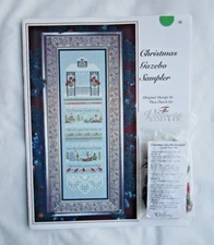 The Victoria Sampler Christmas Gazebo Sampler Hardanger & Accessory Pack