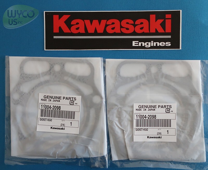 2) OEM HEAD GASKETS FOR KAWASAKI FD590V AND FD611V ENGINES, 11004