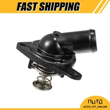 Engine Coolant Thermostat Housing Assembly Single Custom for Honda CR-V 02-06