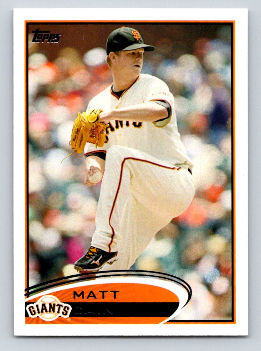 2012 Topps #155b Matt Cain San Francisco Giants