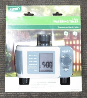 ORBIT 2-OUTLET WATERING TIMER 24621-20 24621 NEW
