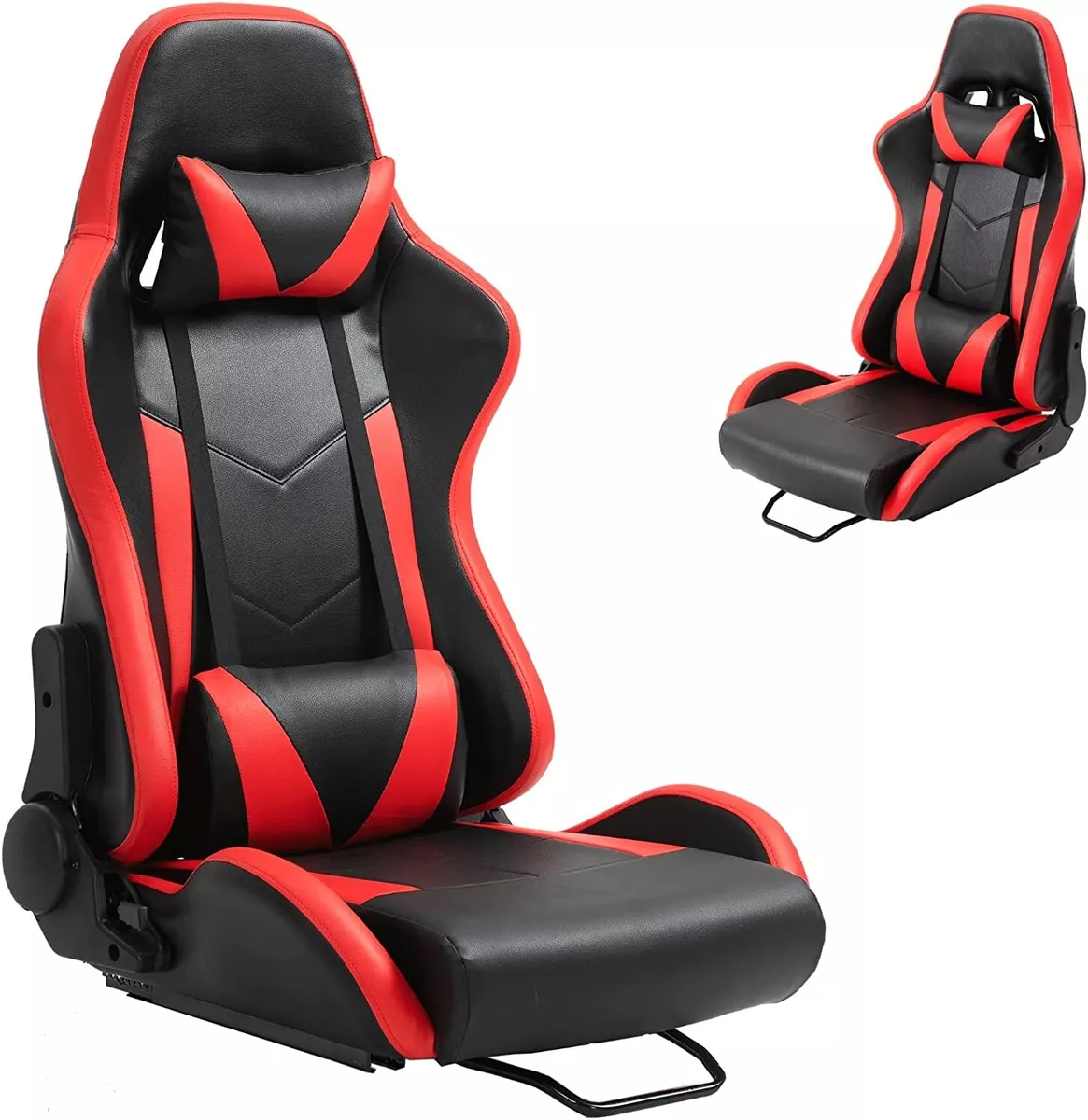 Red and black gaming chair sales walmart