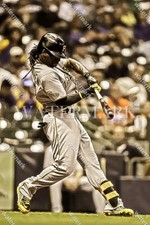 BN42 Andrew McCutchen Makes Contact 8x10 11x14 16x20 Oil Painting Photo