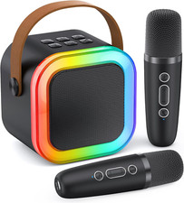 Karaoke Machine for Kids Adults, Portable Bluetooth Mini Karaoke Microphone Sing