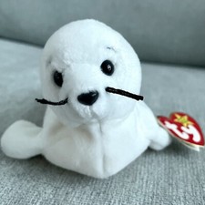 Original TY Beanie Babies SEAMORE Seal PVC 12-14-96 Style 4029