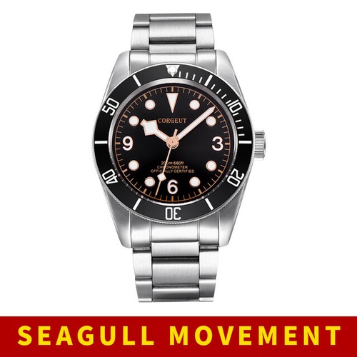 Reloj de pulsera automático Corgeut 41 mm zafiro nadar luminoso Miyota/Seagul - Imagen 14 de 24