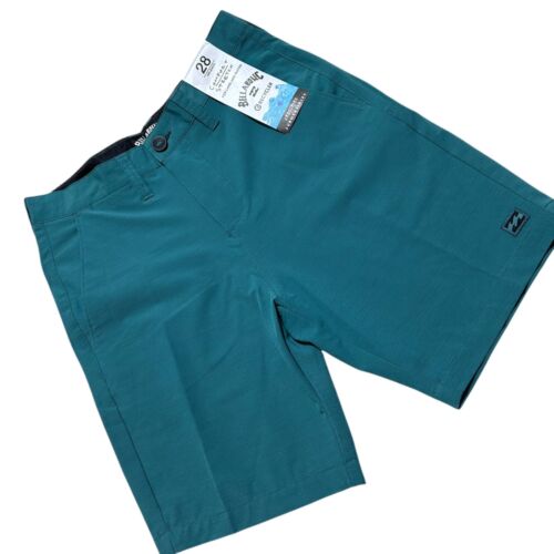 Billabong Mens Size 28 Teal Crossfire Submersibles Board Shorts Swim ~ NWT - Picture 2 of 12