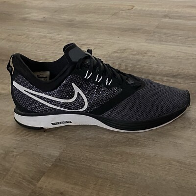 Nike Mens Zoom Strike Running Shoes Black Gray AJ0189-001 Men’s