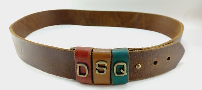 DSQUARED LEATHER BELT Men Dsquared2 DEAN Belts Canada Made In