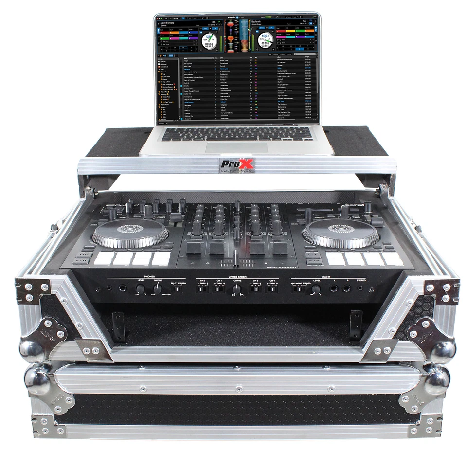 ProX XS-DJ707 LT Flight Case Fits Roland DJ-707M Controller W-Laptop Shelf - Image 2 of 4