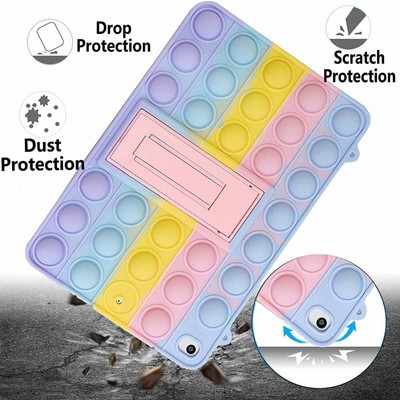 Kinder Silikon Stoßfeste Hülle für iPad Pro 2018 Air 4 Mini 5 6 Pro 11 12.9''