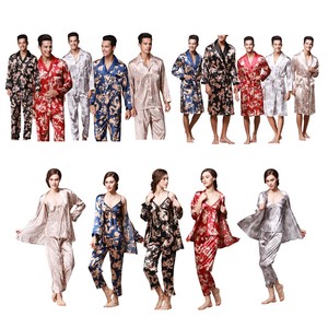 silk dressing gown and nightie set