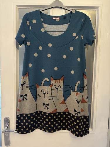 Joe Browns Cat Tunic Dress Size 12