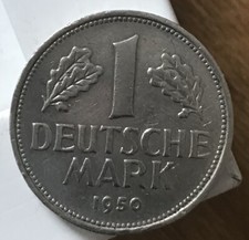 1 DM BRD 1950 F Erste Deutsche Mark