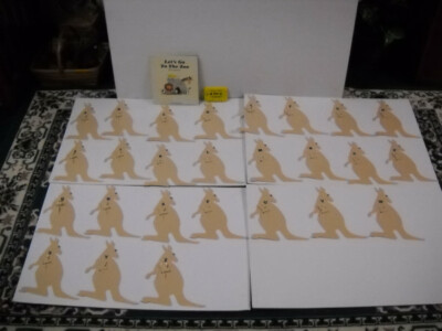 Let's Go To The Zoo ABC Adventures Book & Tape & Kangaroo Letter Matching Game  