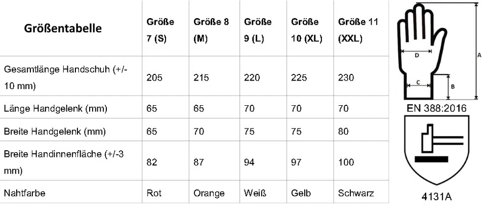 ATG MaxiFlex Ultimate Montagehandschuhe Arbeitshandschuhe 7 8 9 10 11 12 S M L X - Bild 3 von 4