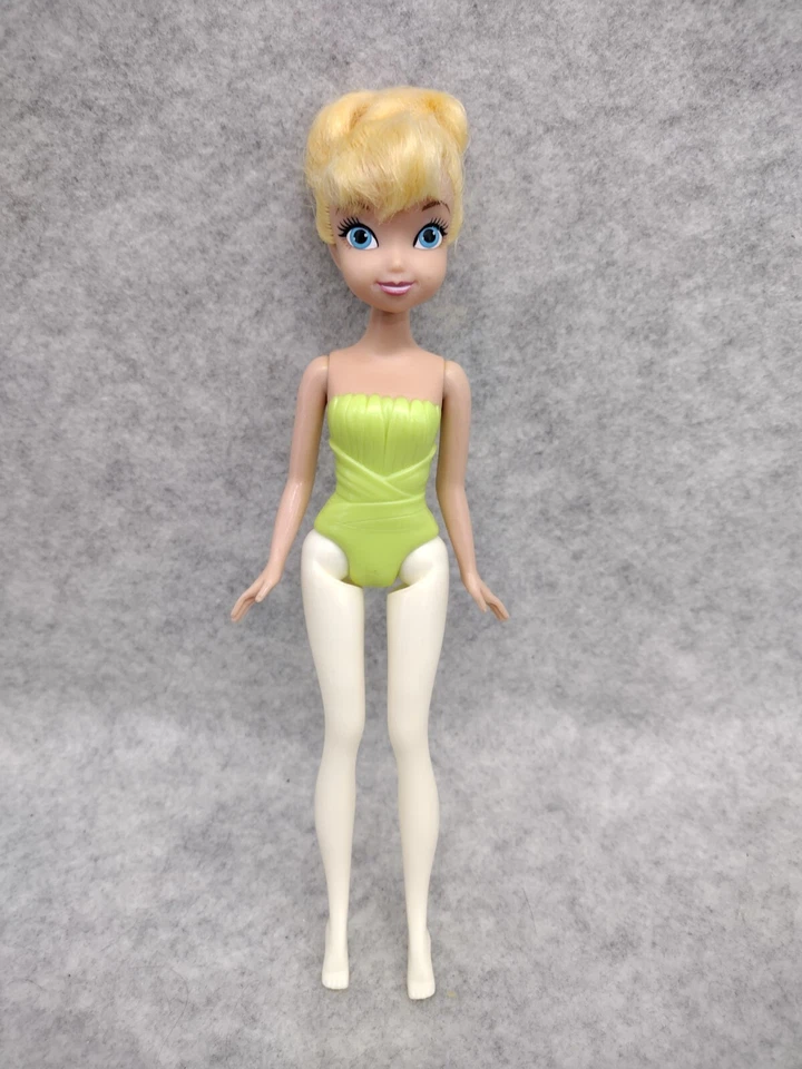 DISNEY FAIRIES TINK 2011 Jakks Pacific Doll Tinkerbell 10" no wings - Image 2 of 4