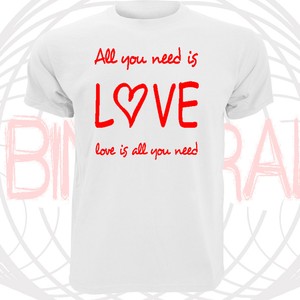camiseta all you need is love