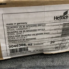 Hettich 20 Pc 30-in Drawer Slide Quadro V6 30 SFD2/350 9046305.02 21029235